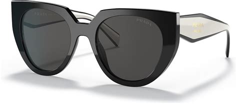 Prada PR 14WS Black/Talc/Dark Grey One Size .